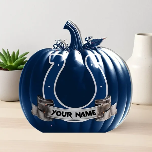 Indianapolis Colts NFL Personalized Halloween Acrylic Block Plaque For Fan - Limited Edition SPTFTAB117