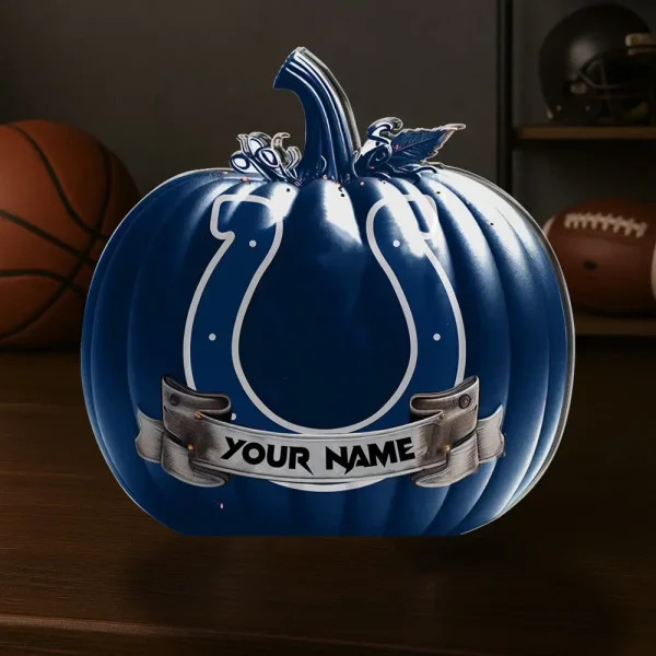 Indianapolis Colts NFL Personalized Halloween Acrylic Block Plaque For Fan - Limited Edition SPTFTAB117 - Image 2