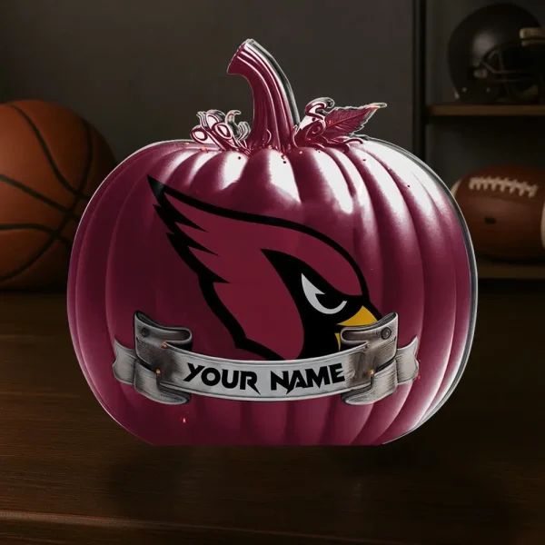 Arizona Cardinals NFL Personalized Halloween Acrylic Block Plaque For Fan - Limited Edition SPTFTAB121 - Image 2