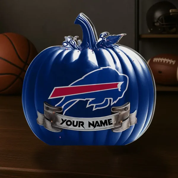 Buffalo Bills NFL Personalized Halloween Acrylic Block Plaque For Fan - Limited Edition SPTFTAB122 - Image 2