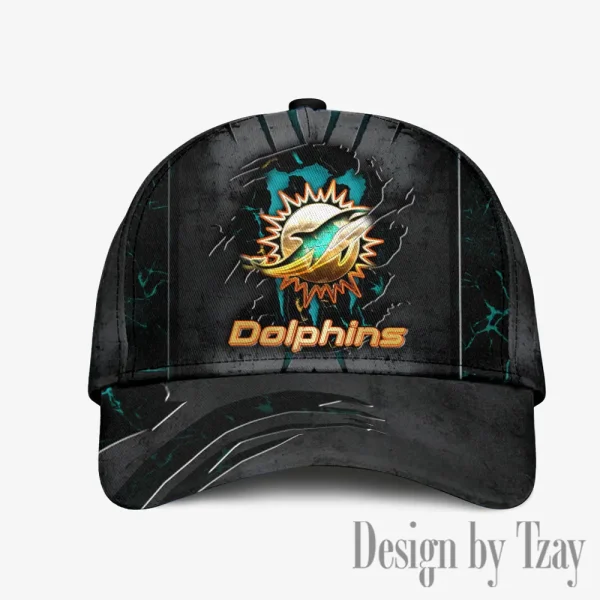 Miami Dolphins Men Baseball Hat Style 2025 AZCCAP839