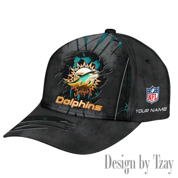 Miami Dolphins Men Baseball Hat Style 2025 AZCCAP839 - Image 2