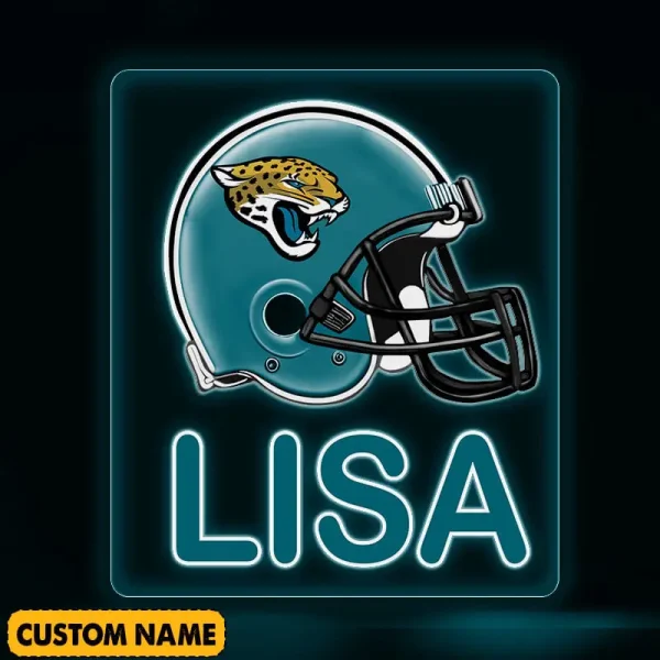 Jacksonville Jaguars NFL Team Acrylic Wall Led Sign Color Change Custom Any Name Gift For Fan SPTCAWLS033 - Image 3