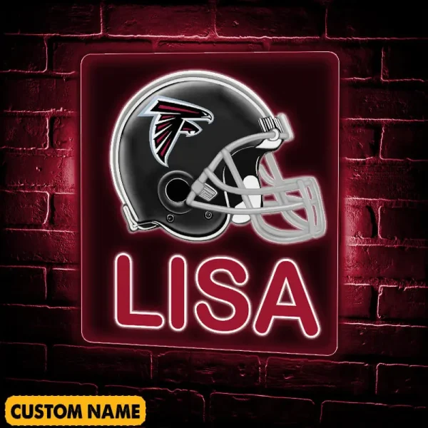 Atlanta Falcons NFL Team Acrylic Wall Led Sign Color Change Custom Any Name Gift For Fan SPTCAWLS044 - Image 3