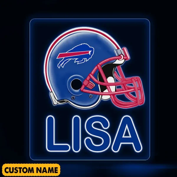 Buffalo Bills NFL Team Acrylic Wall Led Sign Color Change Custom Any Name Gift For Fan SPTCAWLS053 - Image 2