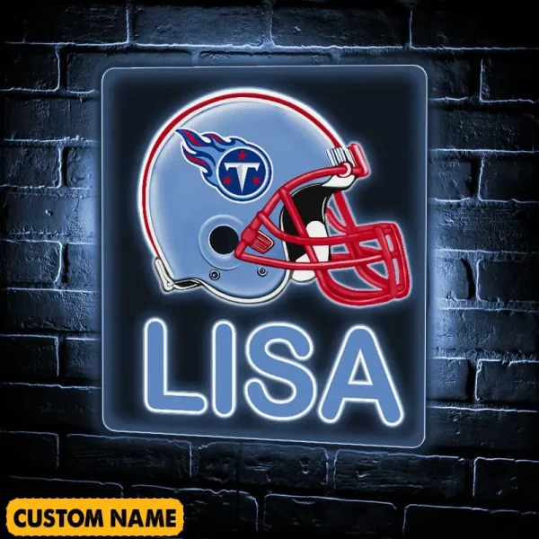 Tennessee Titans NFL Team Acrylic Wall Led Sign Color Change Custom Any Name Gift For Fan SPTCAWLS054 - Image 3