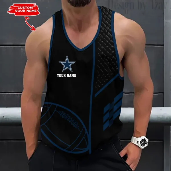 Dallas Cowboys 3D Printed Sleeveless Sport Tank Top Shirt New Style AZTTS243