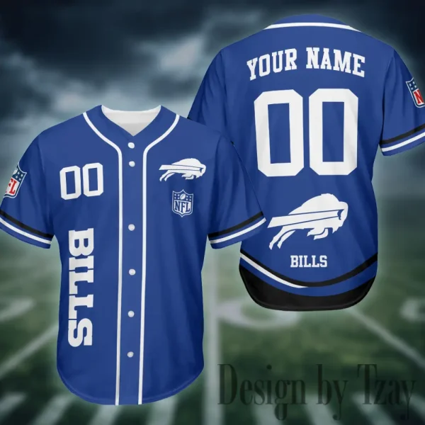 Buffalo Bills Casual Button Baseball Shirt Trending 2025 AZCBJS706