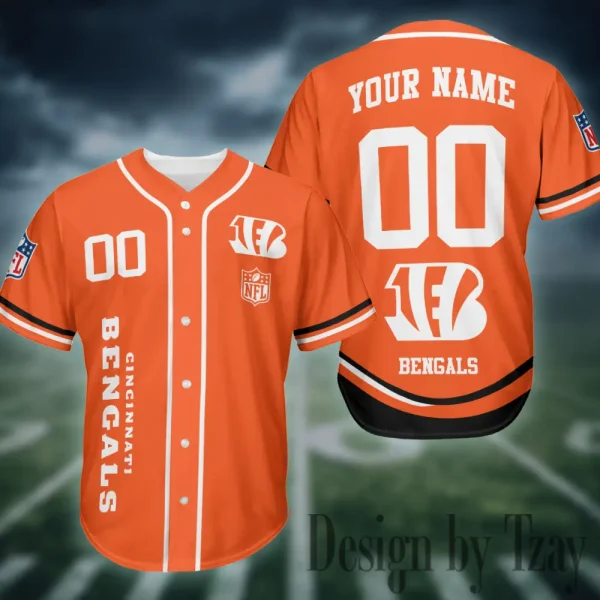 Cincinnati Bengals Casual Button Baseball Shirt Trending 2025 AZCBJS709