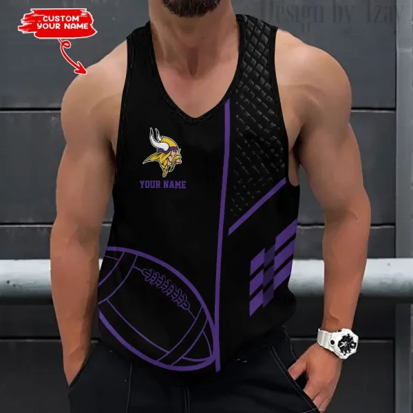 Minnesota Vikings 3D Printed Sleeveless Sport Tank Top Shirt New Style AZTTS255