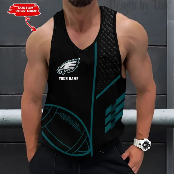 Philadelphia Eagles 3D Printed Sleeveless Sport Tank Top Shirt New Style AZTTS260