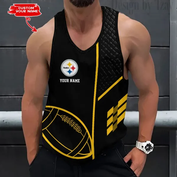 Pittsburgh Steelers 3D Printed Sleeveless Sport Tank Top Shirt New Style AZTTS261