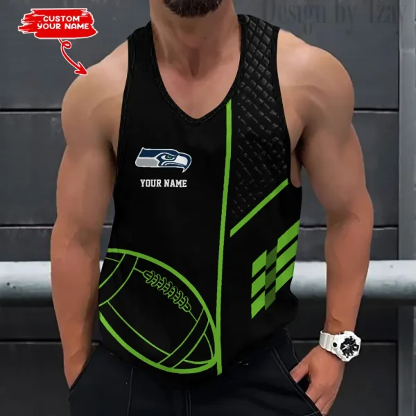 Seattle Seahawks 3D Printed Sleeveless Sport Tank Top Shirt New Style AZTTS263