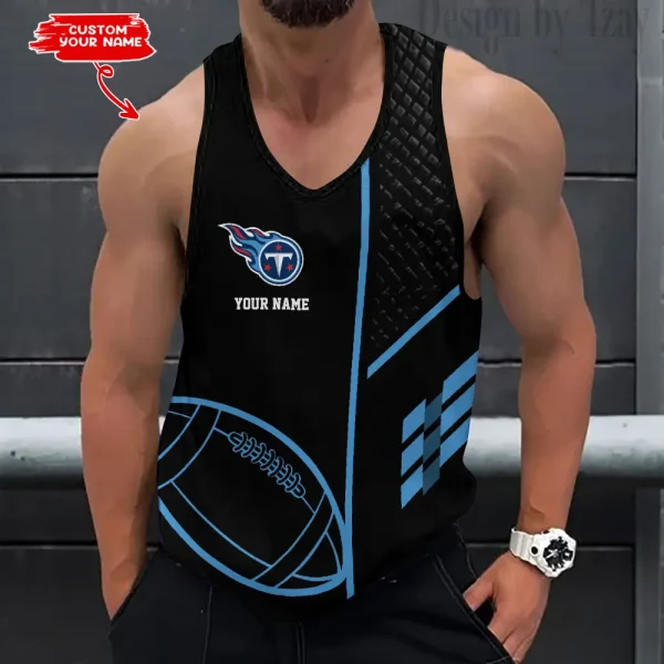 Tennessee Titans 3D Printed Sleeveless Sport Tank Top Shirt New Style AZTTS265