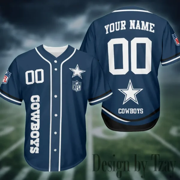 Dallas Cowboys Casual Button Baseball Shirt Trending 2025 AZCBJS711
