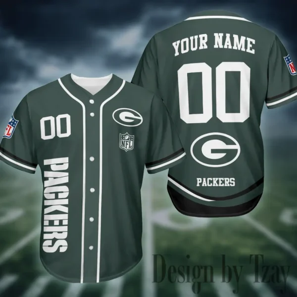 Green Bay Packers Casual Button Baseball Shirt Trending 2025 AZCBJS714