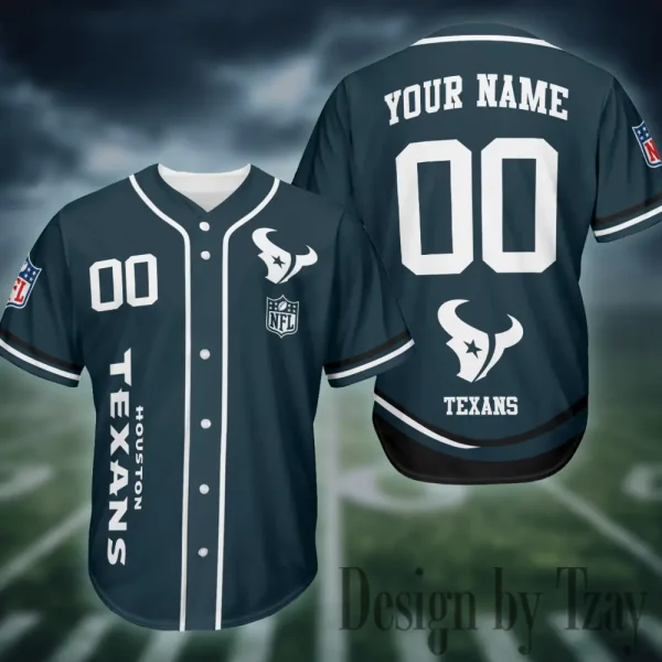 Houston Texans Casual Button Baseball Shirt Trending 2025 AZCBJS715