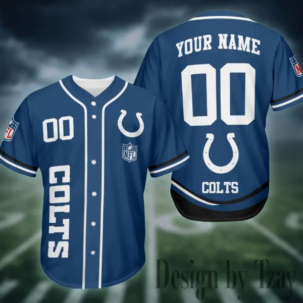 Indianapolis Colts Casual Button Baseball Shirt Trending 2025 AZCBJS716
