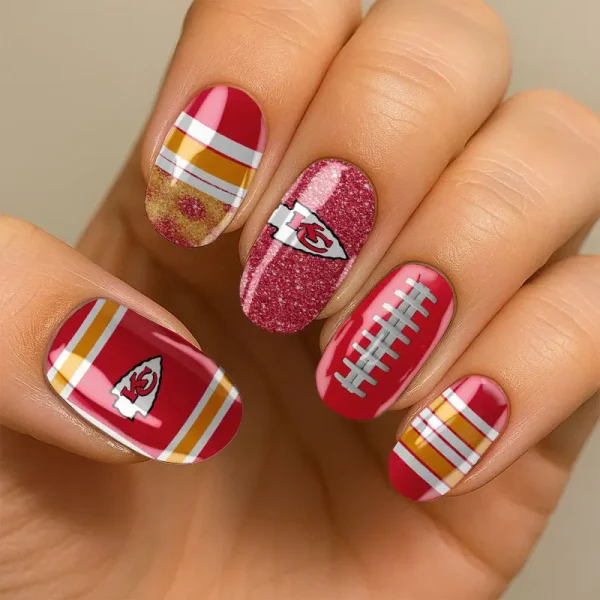 Kansas City Chiefs NFL All Team Nail Box Full Set Gift For Fan SPTNAILBOX001 - Image 2