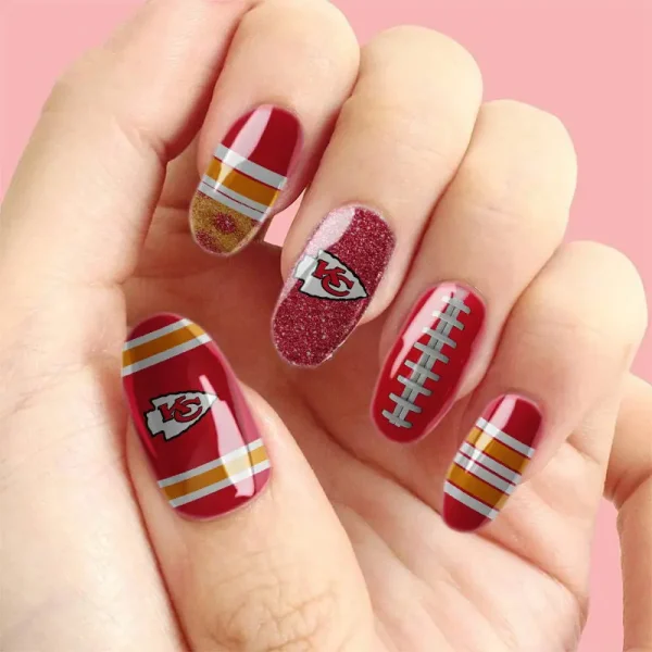 Kansas City Chiefs NFL All Team Nail Box Full Set Gift For Fan SPTNAILBOX001 - Image 3