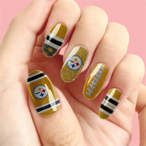 Pittsburgh Steelers NFL All Team Nail Box Full Set Gift For Fan SPTNAILBOX002 - Image 2