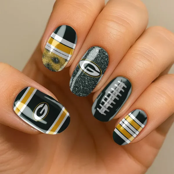 Green Bay Packers NFL All Team Nail Box Full Set Gift For Fan SPTNAILBOX003 - Image 2