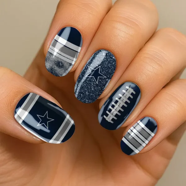 Dallas Cowboys NFL All Team Nail Box Full Set Gift For Fan SPTNAILBOX004 - Image 2