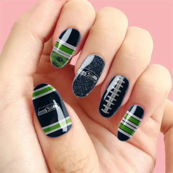 Seattle Seahawks NFL All Team Nail Box Full Set Gift For Fan SPTNAILBOX006 - Image 3