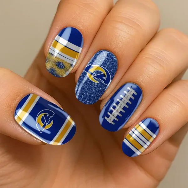 Los Angeles Rams NFL All Team Nail Box Full Set Gift For Fan SPTNAILBOX008 - Image 2