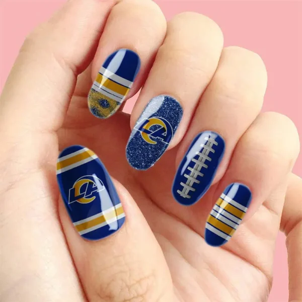 Los Angeles Rams NFL All Team Nail Box Full Set Gift For Fan SPTNAILBOX008 - Image 3