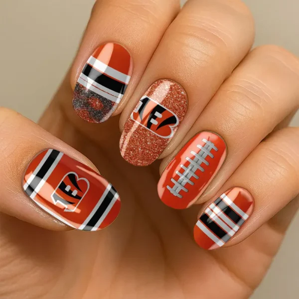 Cincinnati Bengals NFL All Team Nail Box Full Set Gift For Fan SPTNAILBOX011 - Image 2