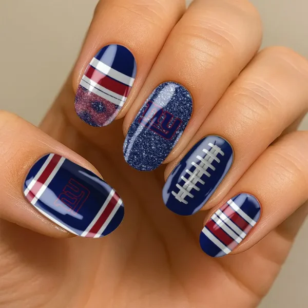 New York Giants NFL All Team Nail Box Full Set Gift For Fan SPTNAILBOX013 - Image 2