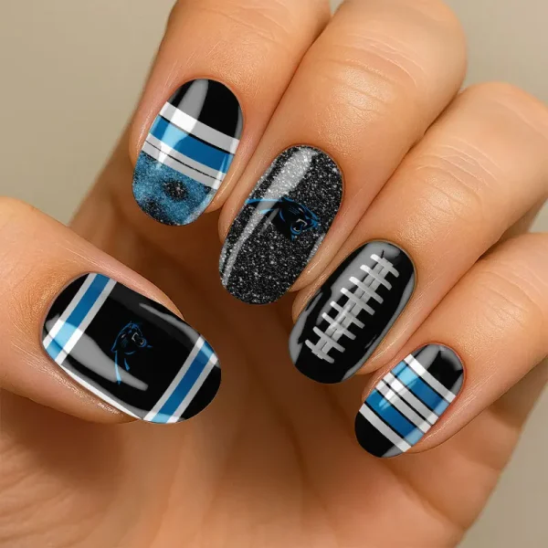 Carolina Panthers NFL All Team Nail Box Full Set Gift For Fan SPTNAILBOX014 - Image 2