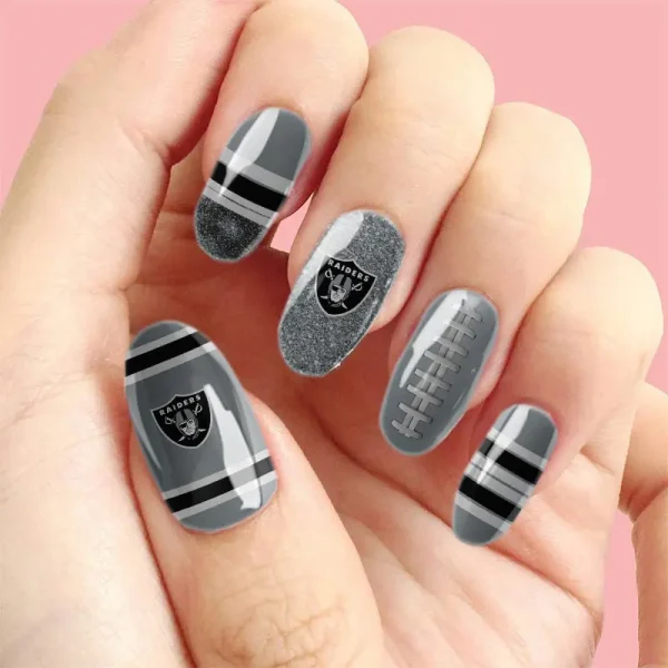 Las Vegas Raiders NFL All Team Nail Box Full Set Gift For Fan SPTNAILBOX017 - Image 3
