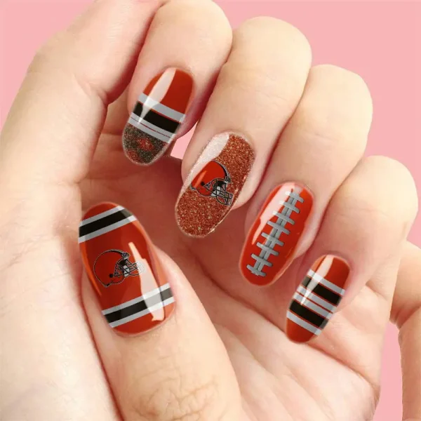 Cleveland Browns NFL All Team Nail Box Full Set Gift For Fan SPTNAILBOX019 - Image 3