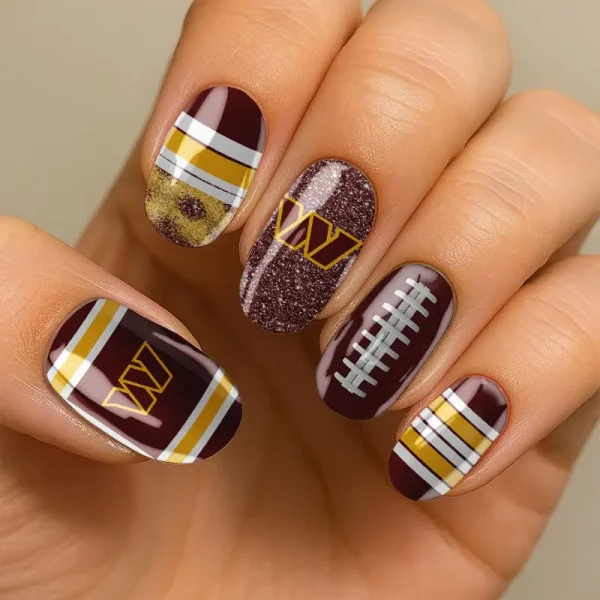 Washington Commanders NFL All Team Nail Box Full Set Gift For Fan SPTNAILBOX020 - Image 2
