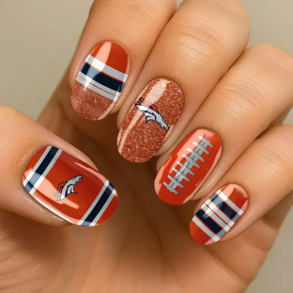 Denver Broncos NFL All Team Nail Box Full Set Gift For Fan SPTNAILBOX024 - Image 2