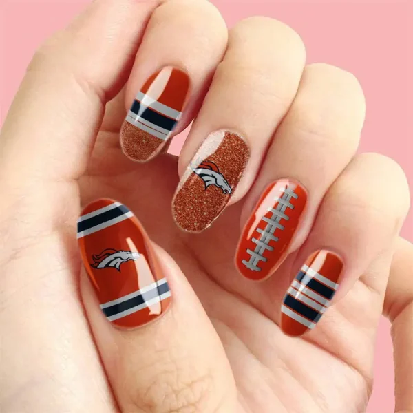 Denver Broncos NFL All Team Nail Box Full Set Gift For Fan SPTNAILBOX024 - Image 3