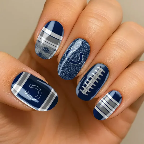 Indianapolis Colts NFL All Team Nail Box Full Set Gift For Fan SPTNAILBOX026 - Image 2