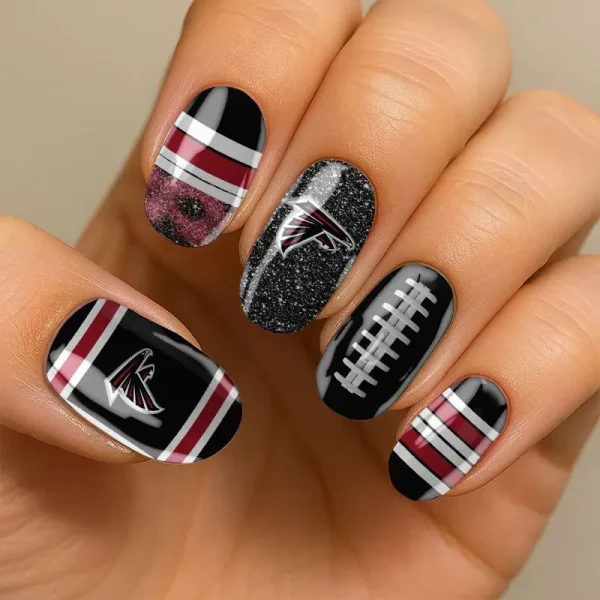 Atlanta Falcons NFL All Team Nail Box Full Set Gift For Fan SPTNAILBOX031