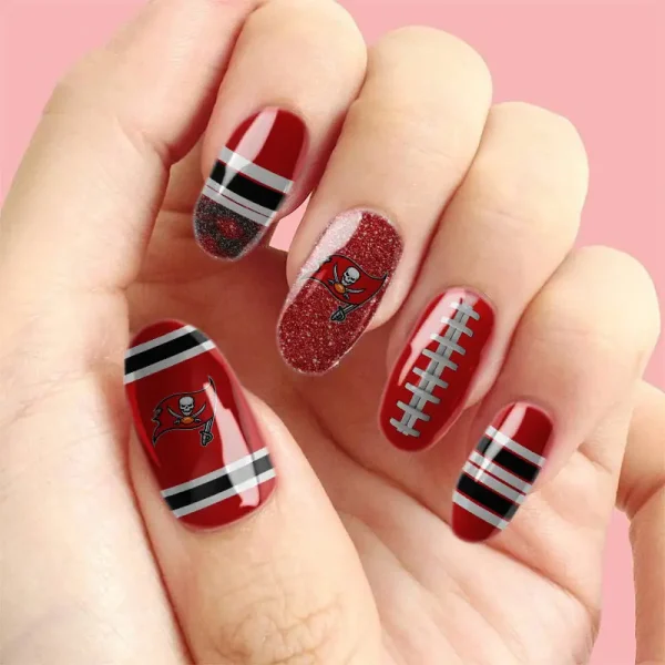 Tampa Bay Buccaneers NFL All Team Nail Box Full Set Gift For Fan SPTNAILBOX032 - Image 3