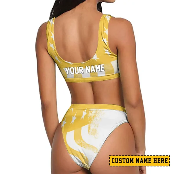Boston Bruins Women's Sport Two-Piece Swimsuit New 2025 SPTSBNS050 - Image 2