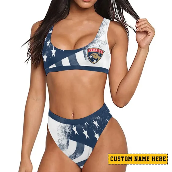 Florida Panthers Women's Sport Two-Piece Swimsuit New 2025 SPTSBNS059