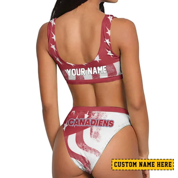 Montréal Canadiens Women's Sport Two-Piece Swimsuit New 2025 SPTSBNS061 - Image 2