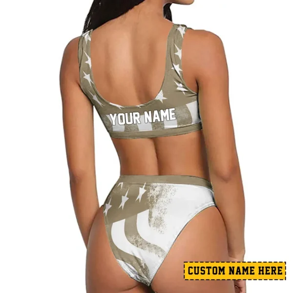 Anaheim Ducks Women's Sport Two-Piece Swimsuit New 2025 SPTSBNS063 - Image 2