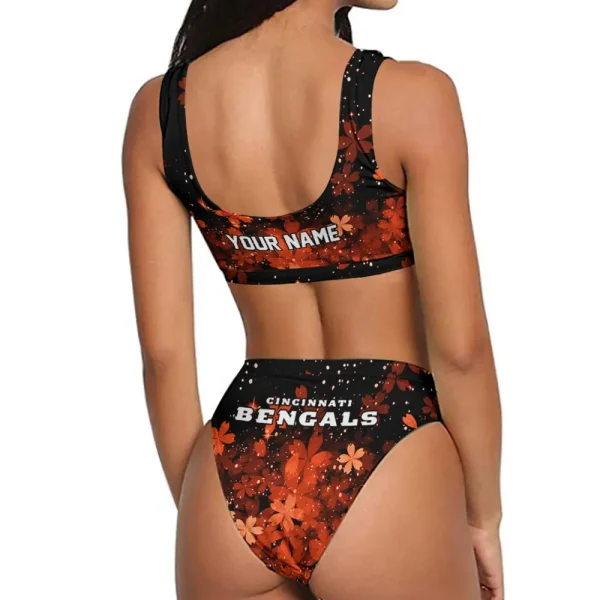 Cincinnati Bengals Women's Sport Two-Piece Swimsuit New 2025 98SBS041 - Image 2