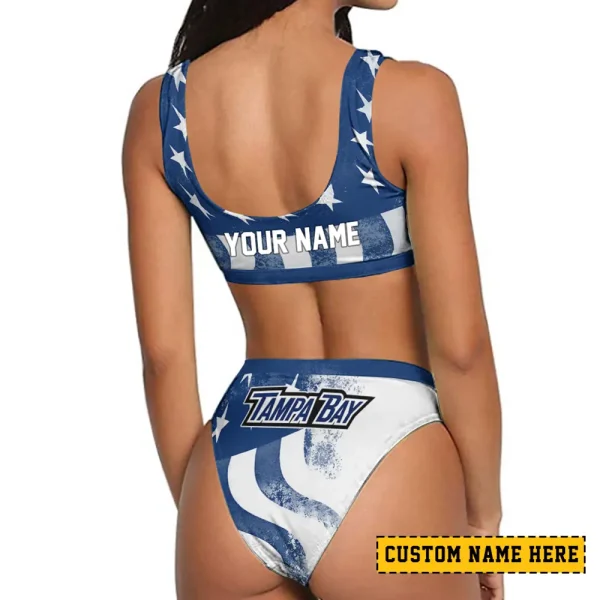 Tampa Bay Lightning Women's Sport Two-Piece Swimsuit New 2025 SPTSBNS073 - Image 2