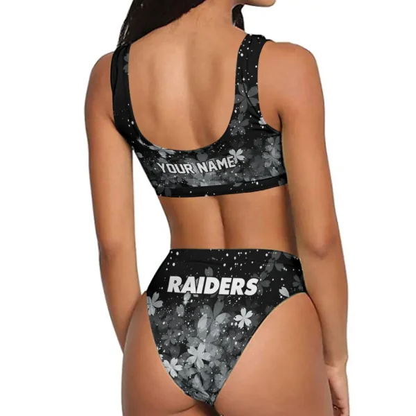 Las Vegas Raiders Women's Sport Two-Piece Swimsuit New 2025 98SBS051 - Image 2