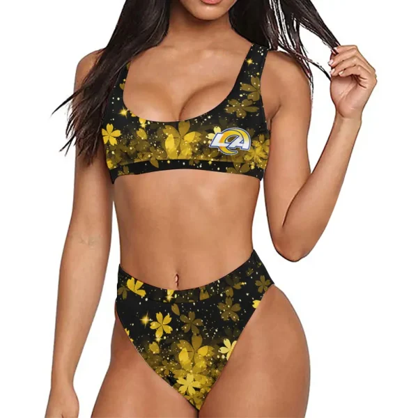 Los Angeles Rams Women's Sport Two-Piece Swimsuit New 2025 98SBS053