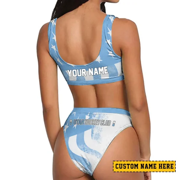 Utah Hockey Club Women's Sport Two-Piece Swimsuit New 2025 SPTSBNS075 - Image 2